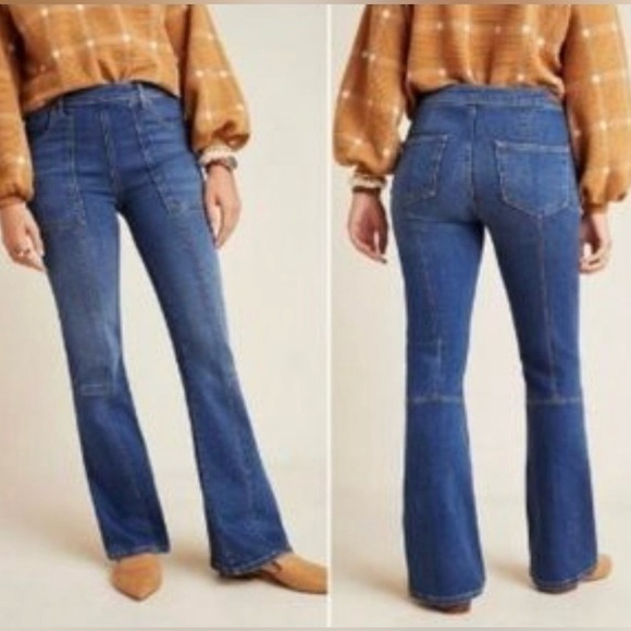 Pilcro and the Letterpress Denim - Pilcro & the Letterpress by Anthropologie High Rise Bootcut Jeans Size 28